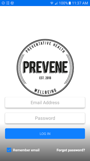 PREVENE WELLBEING Screenshot 0