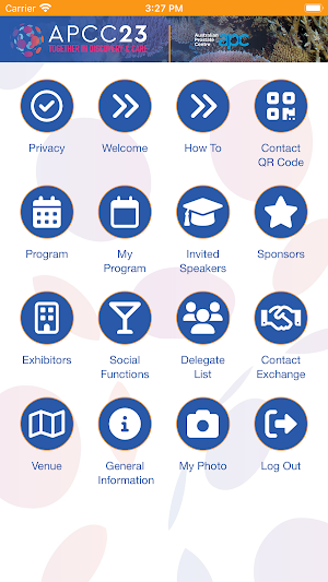 APCC 2023 Attendee App Screenshot 1