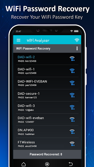 Wifi password key show Screenshot 0