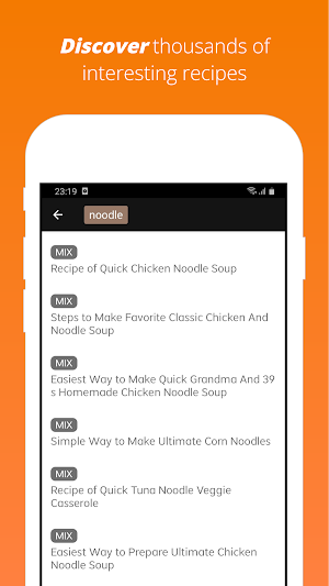 Dine Recipes Screenshot 1