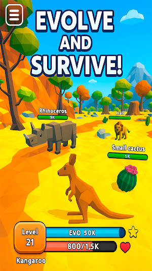 Animal Evolution Simulator Screenshot 2
