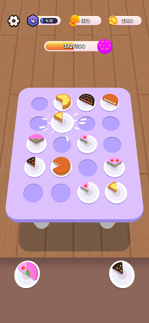 Cake Sort Merge Color 3D Screenshot 1
