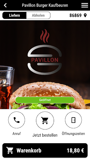 Pavillon Burger Kaufbeuren Screenshot 0