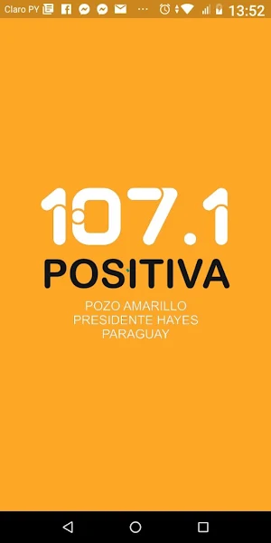 FM 107.1 POSITIVA Ptte. Hayes Screenshot 0