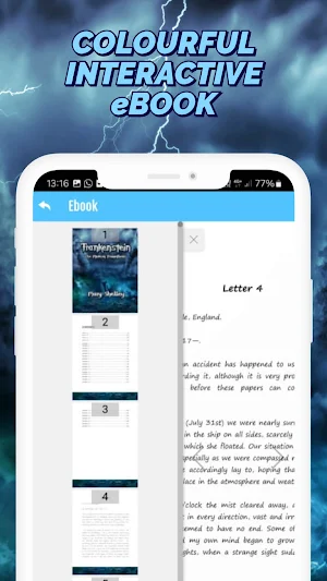 Frankenstein eBook Screenshot 3