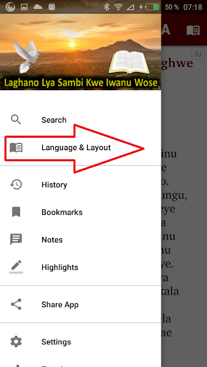 Lughuru Swahili English Arabic Screenshot 1