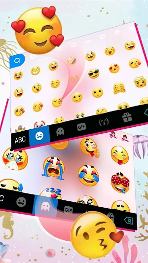 Pink Mermaid Keyboard Theme Screenshot 3