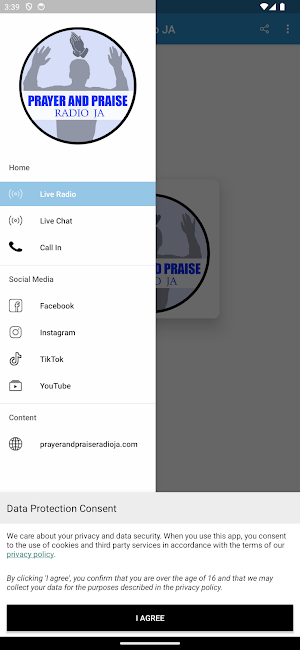 Prayer and Praise Radio JA Screenshot 1