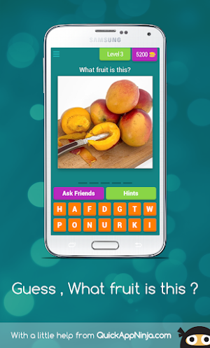 Smart Quiz : Guess the Fruits Screenshot 3