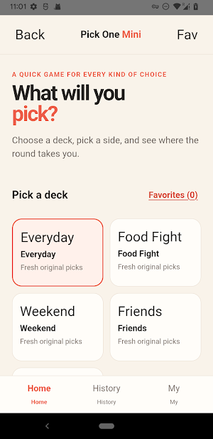 Pick One Mini Screenshot 3
