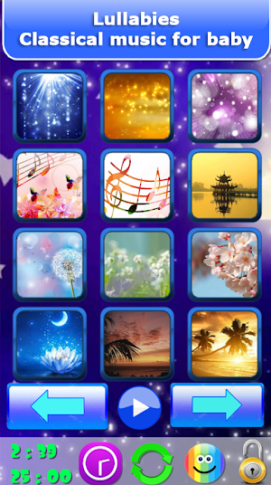 Baby sleep sounds: white noise, nature Screenshot 1
