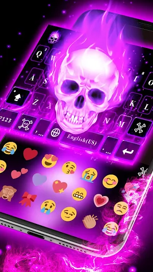Skeleton Keyboard Theme Screenshot 3