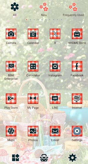Pleasant Picnic Theme +HOME Screenshot 2