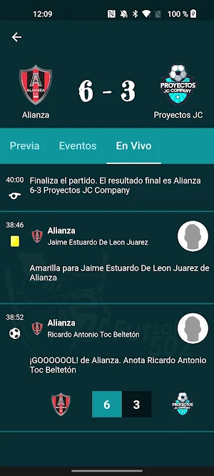 Futsal502 Screenshot 1