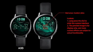 Dark Aurora Green For Wear OS Screenshot 0