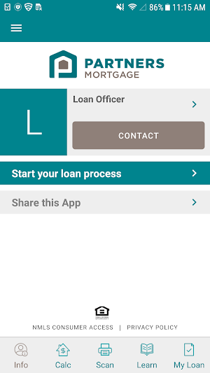 Partners Mortgage Screenshot 0