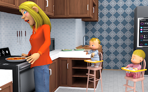 Real Pregnant Mother: Twin Baby Happy Family Life Screenshot 1
