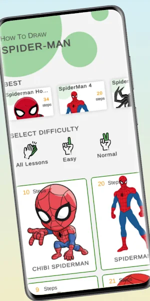 How to draw SpiderMun Screenshot 0