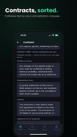 Drafted: AI Invoices & Quotes Screenshot 3