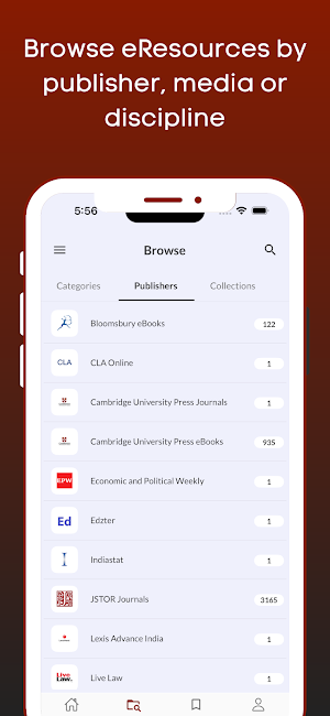 NLU Delhi eLibrary Screenshot 1