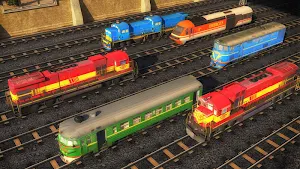 Chained Trains 3D - Multiplayer Racing Screenshot 2
