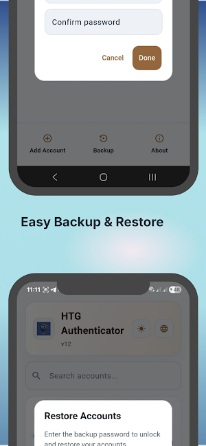HTG Authenticator Screenshot 3