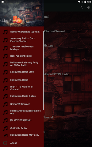 Halloween Radios Live Screenshot 1