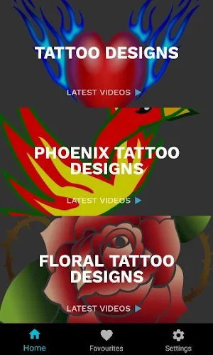 Learn to Draw Tattoo: Easy Tattoo Designs Offline Screenshot 3