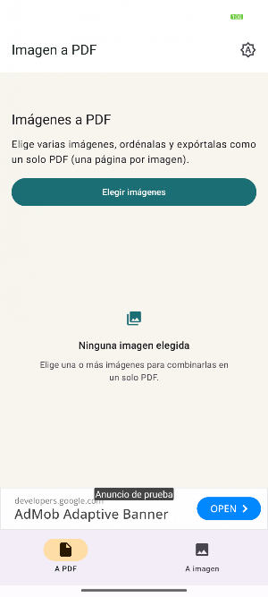 Imagen a PDF Screenshot 0