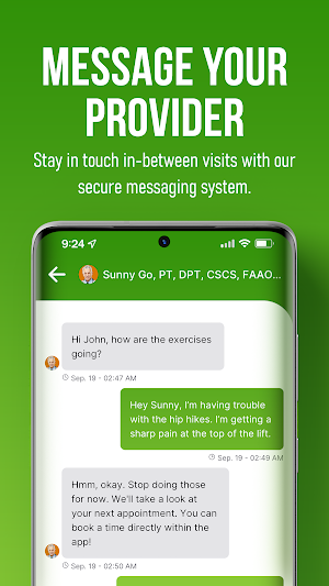 Roberts Therapy Portal Screenshot 2