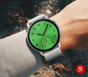 Metallic Green Watch Face Screenshot 2