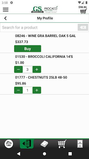 GS Distribution/Procacci Bros Screenshot 1