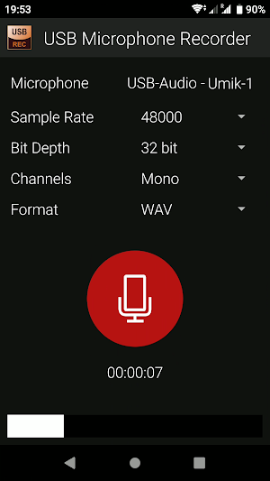 USB Microphone Recorder Screenshot 0