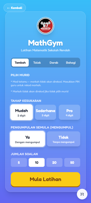 MathGym Screenshot 0