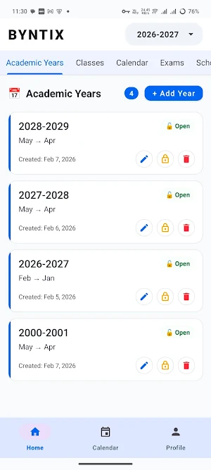 Byntix - School Management Screenshot 2