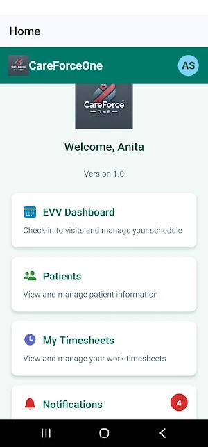 CareForceOne.net Screenshot 1