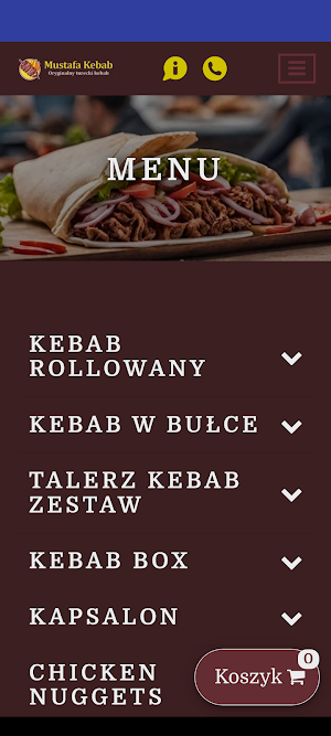Mustafa Kebab Ząbkowice Śląsk. Screenshot 0