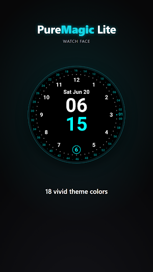 PureMagic Lite - Watch Face Screenshot 1