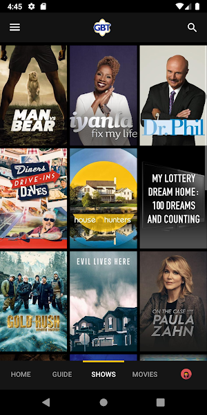 StreamIt powered by GBT Screenshot 2