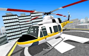City Helicopter Fly Simulation Screenshot 0