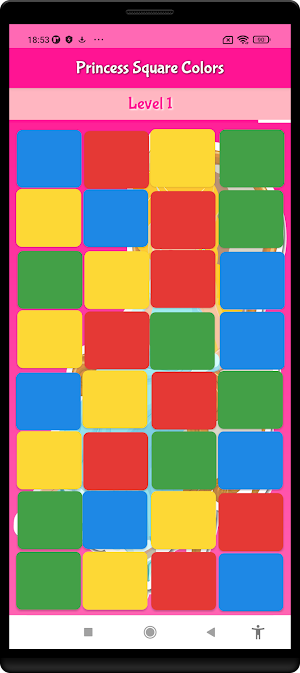 Princess Square Colors Screenshot 1