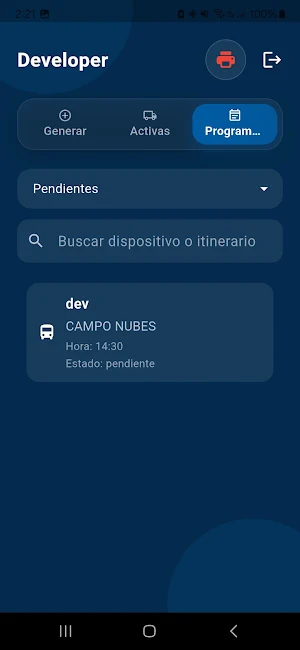 T-Urban: Checador Screenshot 2