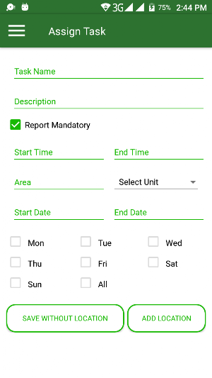 Employee Reporting & Tracking Screenshot 1