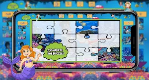 Princess Mermaid Puzzle Screenshot 2