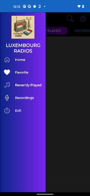 Luxembourg Radio + Recorder Screenshot 2