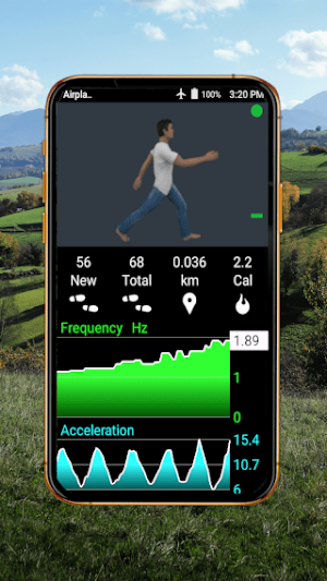 Step counter, pedometer, calorie counter Screenshot 0
