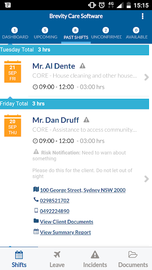 Brevity Care Software Screenshot 3