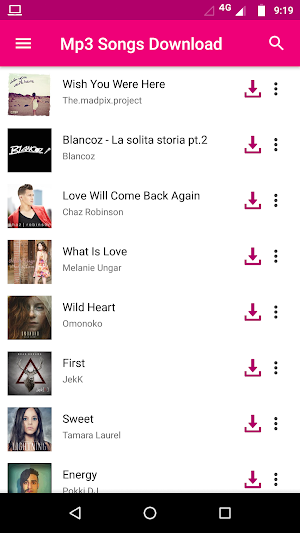 Mp3 Songs Download Screenshot 1