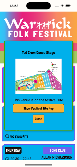 Warwick Folk Festival 2024 Screenshot 2
