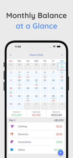 PockeMoney - Pocket Money Log Screenshot 2